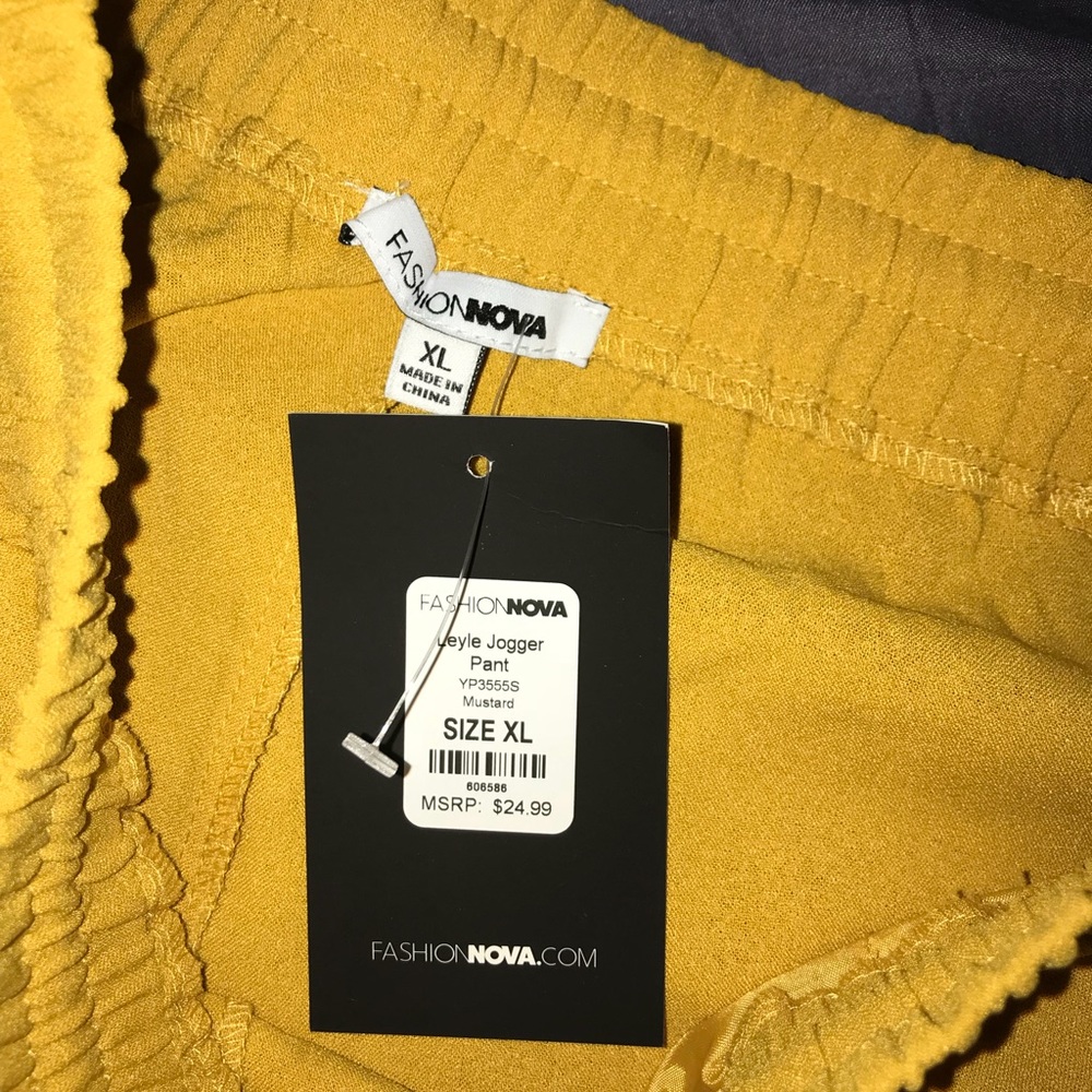 Mustard Yellow Joggers Pants